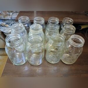 Glass Mason Jars Set